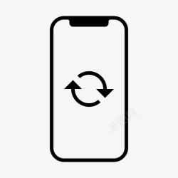 苹果更新同步手机iphone刷新图标高清图片
