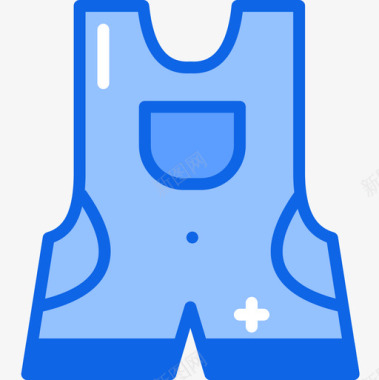 婴儿服装75岁婴儿蓝色图标图标