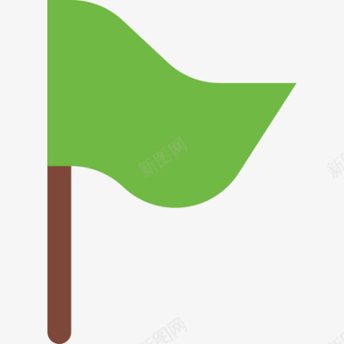 旗帜位置63扁平图标图标