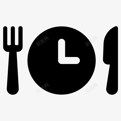 预订就餐餐厅图标svg_新图网 https://ixintu.com 就餐 预订 餐厅 餐桌
