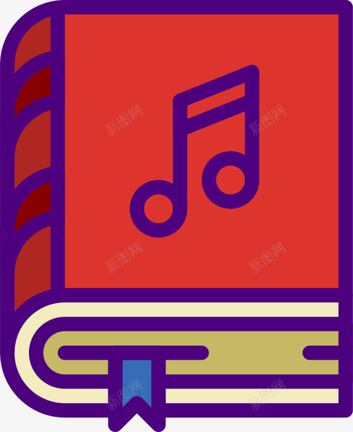 音乐多媒体61线性彩色图标svg_新图网 https://ixintu.com 多媒体61 线性彩色 音乐