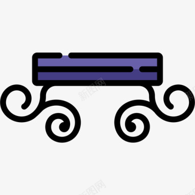 花卉花卉3线性颜色图标图标