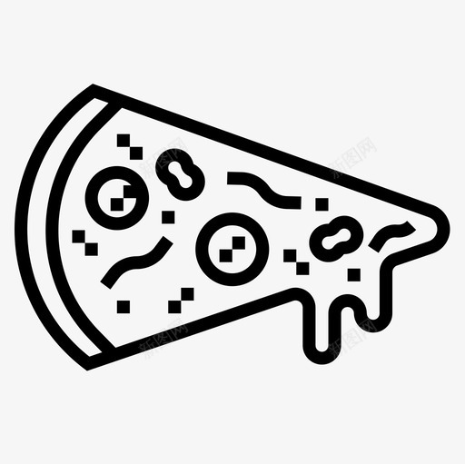 披萨外卖24直系图标svg_新图网 https://ixintu.com 外卖24 披萨 直系