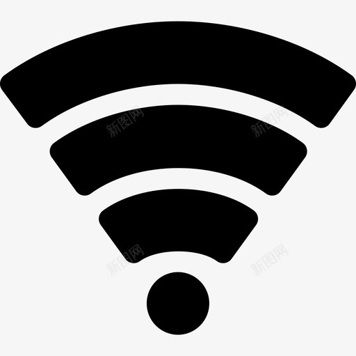 Wifi信号智能城市11已填充图标svg_新图网 https://ixintu.com Wifi信号 已填充 智能城市11