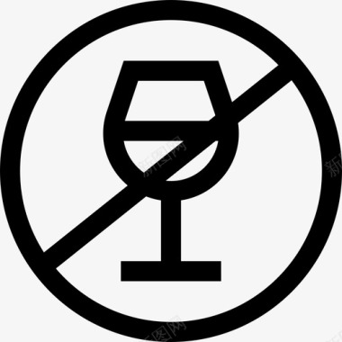 不喝酒健康7直系图标图标