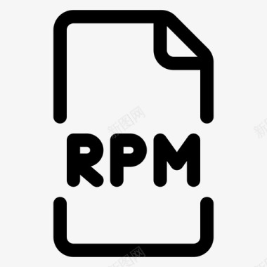 rpm文件格式图标图标