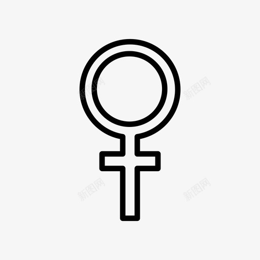 男性女性性别图标svg_新图网 https://ixintu.com 女性 性别 男性
