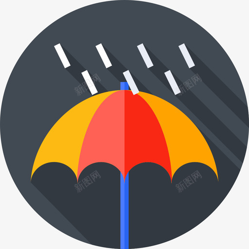 下雨187号天气平坦图标svg_新图网 https://ixintu.com 187号天气 下雨 平坦