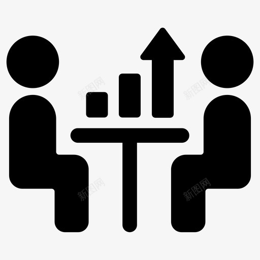 增长图表增加图标svg_新图网 https://ixintu.com 分析 分析图 图表 增加 增长 报告 数据 统计 销售