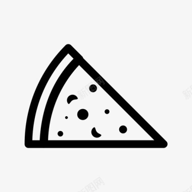 披萨面包奶酪图标图标