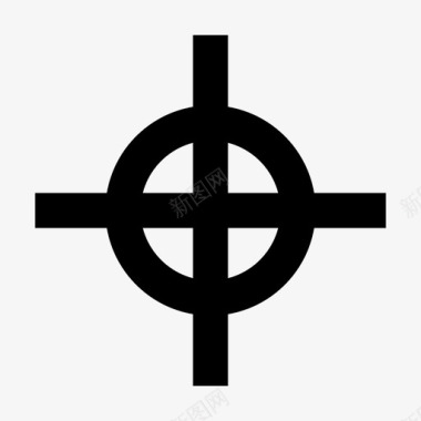 十字凯尔特人坟墓图标图标