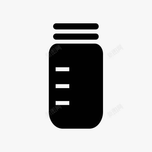 罐子瓶子容器图标svg_新图网 https://ixintu.com 容器 玻璃 瓶子 罐子