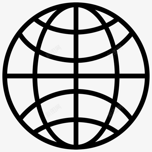 全球交付地理图标svg_新图网 https://ixintu.com 世界 互联网 交付 全球 地理