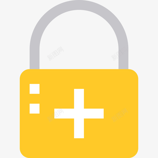 挂锁网络和安全2扁平图标svg_新图网 https://ixintu.com 安全 扁平 挂锁 网络