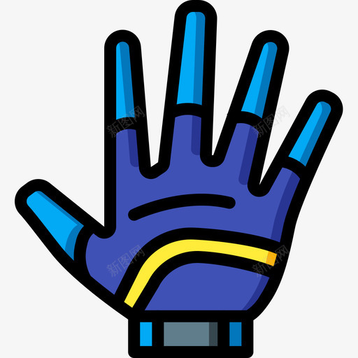 手套探险运动16线性颜色图标svg_新图网 https://ixintu.com 手套 探险运动16 线性颜色