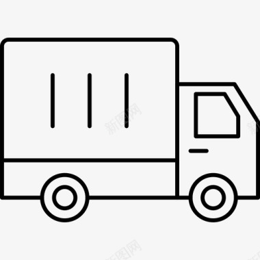 卡车送货运输图标图标