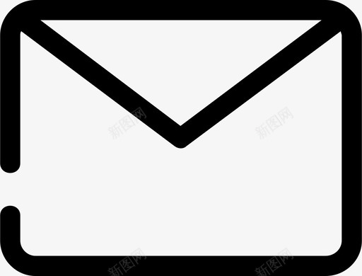 电子邮件信封收件箱图标svg_新图网 https://ixintu.com 信封 收件箱 电子邮件 邮件
