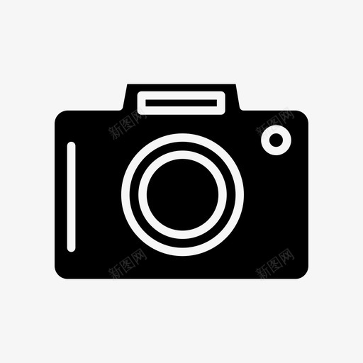 照相机摄影旅游图标svg_新图网 https://ixintu.com 摄影 旅游 照相机