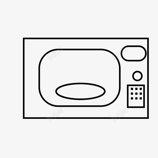 微波炉烘焙蛋糕图标svg_新图网 https://ixintu.com 厨房 家居 微波炉 烘焙 电子产品 电子设备 蛋糕
