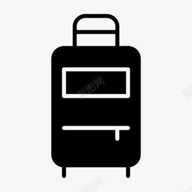行李箱包行李架图标图标