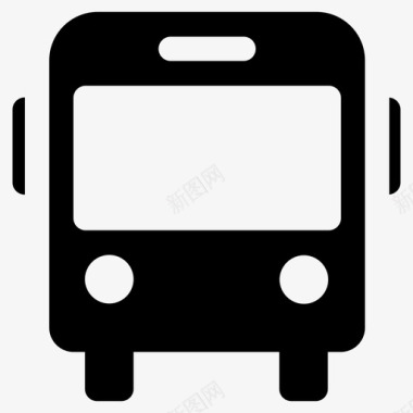 巴士长途汽车本地交通图标图标