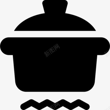 锅烹饪72装满图标图标