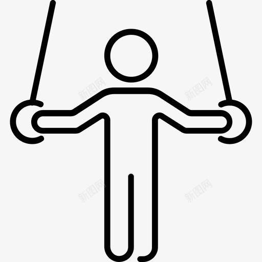 体操艺术元素图标svg_新图网 https://ixintu.com 体操 体育 元素 艺术