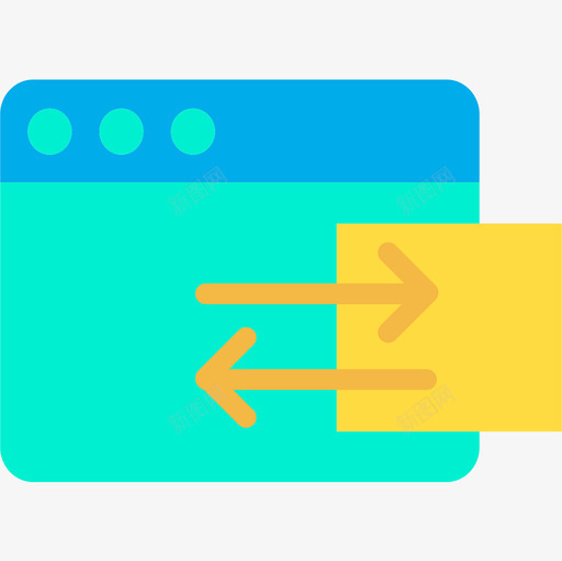 数据传输数据科学平面图标svg_新图网 https://ixintu.com 平面 数据 数据传输 科学