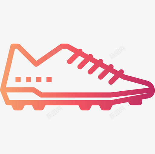 足球鞋足球34梯度图标svg_新图网 https://ixintu.com 梯度 足球34 足球鞋