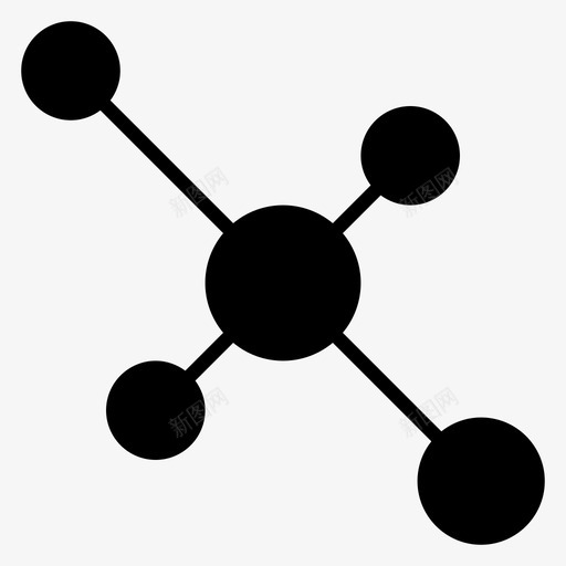 接入网络共享图标svg_新图网 https://ixintu.com 传输 共享 接入 网络