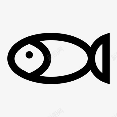 鱼动物饮料图标图标