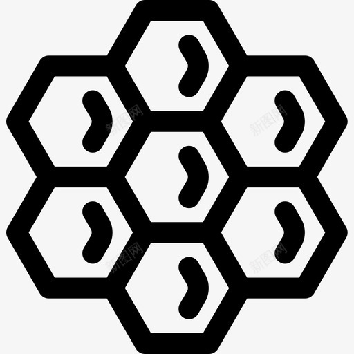 蜂蜜农业26直系图标svg_新图网 https://ixintu.com 农业 直系 蜂蜜