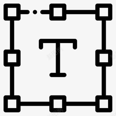 字体网页113线形图标图标