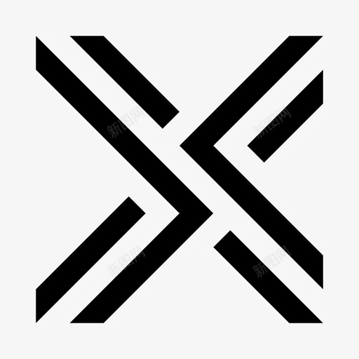抽象标记图形直线图标svg_新图网 https://ixintu.com 三角形 图形 抽象 标记 正方形 直线