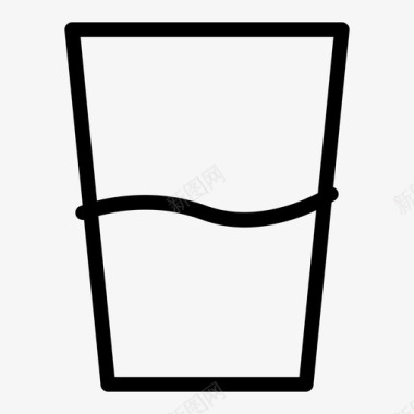 饮料玻璃杯果汁图标图标