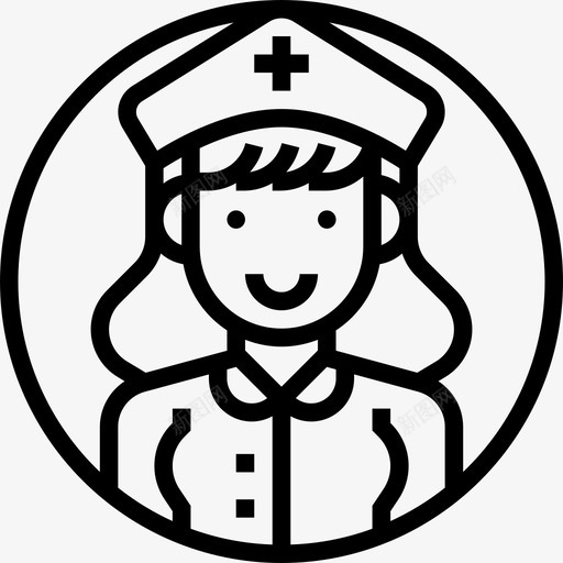 护士职业化身15直系图标svg_新图网 https://ixintu.com 护士 直系 职业化身15