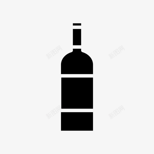 采购产品瓶子饮料设备和用品图标svg_新图网 https://ixintu.com 厨房 葡萄酒 设备和用品 采购产品瓶子 食品和餐厅 饮料