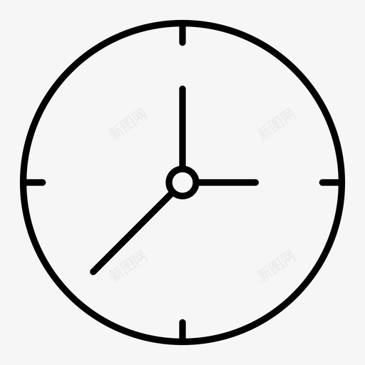 时间时钟截止日期图标svg_新图网 https://ixintu.com 业务 企业 初创 办公室 截止 截止日 手表 日期 时钟 时间 线图