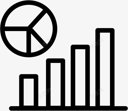 分析图增长优化图标svg_新图网 https://ixintu.com 优化 分析图 增长 排名 搜索引擎优化和网站大纲