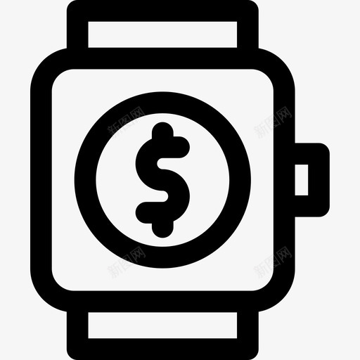 SmartwatchCrowdfunding23线性图标svg_新图网 https://ixintu.com Crowdfunding Smartwatch 线性