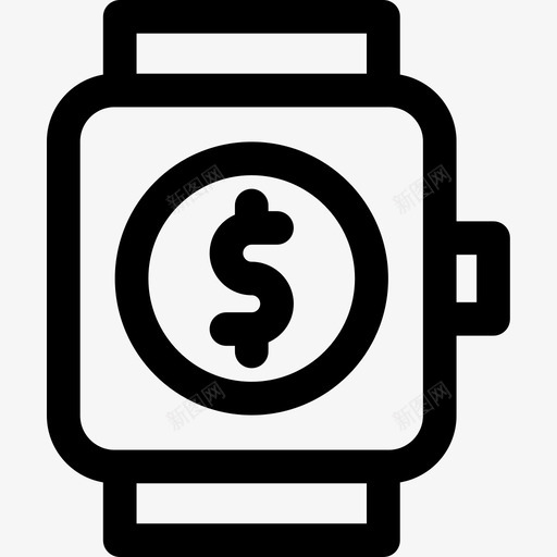 SmartwatchCrowdfunding23线性图标svg_新图网 https://ixintu.com Crowdfunding Smartwatch 线性