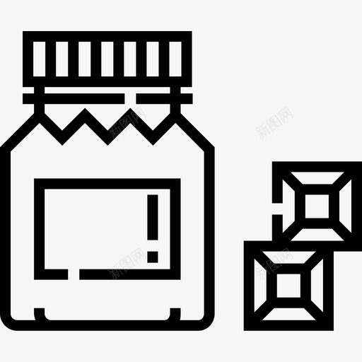 巧克力甜糖果2直系图标svg_新图网 https://ixintu.com 巧克力 直系 糖果