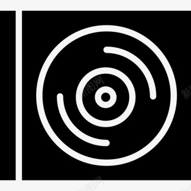 Cd影院44实心图标图标