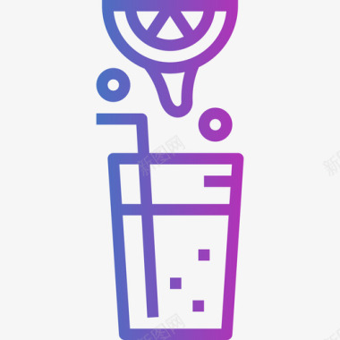 果汁饮料24梯度图标图标