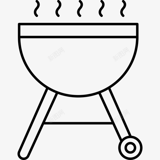 烧烤烹饪食物图标svg_新图网 https://ixintu.com 假日线细节图标 烧烤 热 烹饪 食物