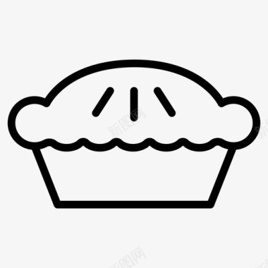 派面包店纸杯蛋糕图标图标
