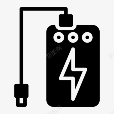 电源组电池充电图标图标