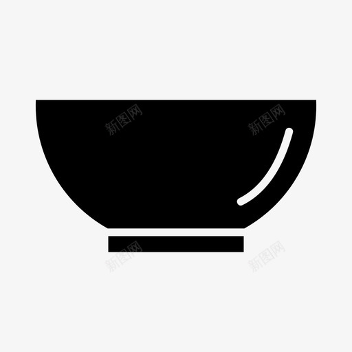 碗厨师烹饪图标svg_新图网 https://ixintu.com 厨师 厨房用具 烹饪 食物 餐厅
