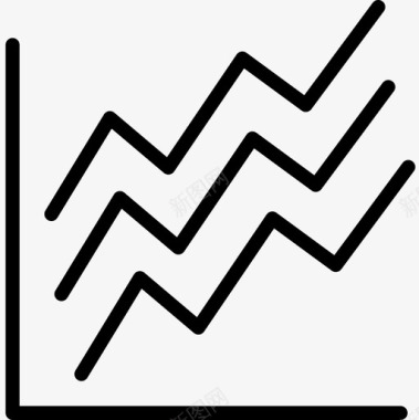 散点数据科学3实心图标图标