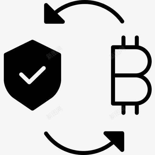 安全性比特币加密货币3字形图标svg_新图网 https://ixintu.com 加密 字形 安全性 比特 货币